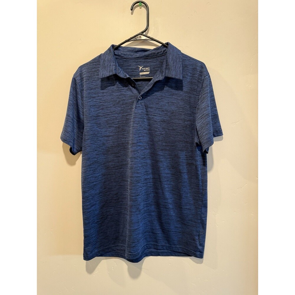 Old Navy Active Go Dry Men’s Blue Collared Golf Athleisure Shirt - Size M